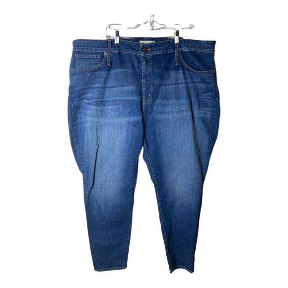 Madewell Petite Curvy High-rise Skinny Jeans In Moreaux Wash Size 37 NWT - Picture 2 of 10